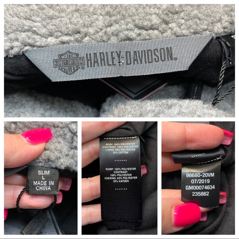 •HD GARAGE• Rider Spirit Fleece Zip Jacket - Picture 8 of 9